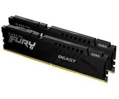 RAM KINGSTON 64GB 5600MT/s DDR5 CL36 DIMM rinkinys iš 2 FURY Beast Juodas EXPO