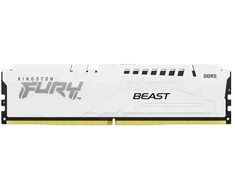 RAM KINGSTON FURY Beast 128GB 5200MT/s DDR5 CL40 DIMM rinkinys, 4 vnt., balta, XMP
