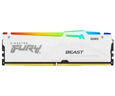 RAM KINGSTON FURY Beast 32GB DIMM 6000MT/s DDR5 CL36 balta RGB EXPO