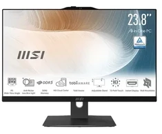 RAM MSI Modern AM242P 1M-1223EU Intel Core Ultra 5 120U 8GB 512GB SSD W11P juodas