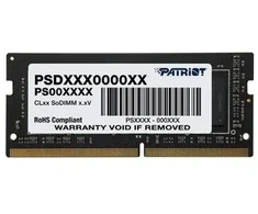 RAM PATRIOT SIGNATURE SERIES 8GB 1x8GB DDR4 3200MT/s SODIMM atmintis