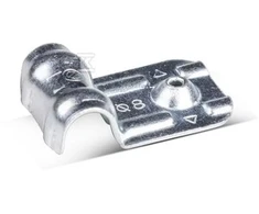 Rawlplug KABELIŲ LAIKIKLIS PLIENAS, CINKOTAS, DVIGUBAS 8 MM