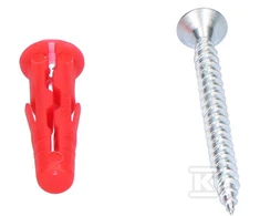 Rawlplug UNO FI6 4X45 SU VARŽTU (1 pakuotė = 100 vnt.)