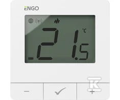 Engo Controls Engo E20i belaidis Wifi termostatas 16A, baltas