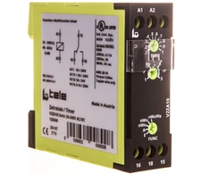 Relpol 2615224 Laiko relė 1P 5A 0,3sek-3min 24-240V AC/DC uždelstas išjungimas V2ZA10 3MIN 24-240V AC/DC 2615224