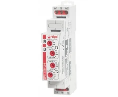 Relpol Laiko relė 1P 1 sek.-10 dienų 12-240V AC/DC 50/60 Hz uždelstas įjungimas ir išjungimas RPC-1ER-UNI 863185