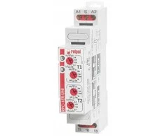 Relpol Laiko relė 1P 1 sek.-10 dienų 12-240V AC/DC 50/60 Hz uždelstas įjungimas ir išjungimas RPC-1ER-UNI 863185