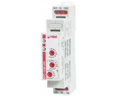 Relpol 863190 Laiko relė 1P 1 s–10 dienų 12–240 V AC/DC 50/60 Hz uždelstas įjungimas RPC-1SA-UNI 863190