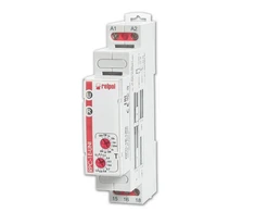 Relpol 863193 Laiko relė 1P 1 s–10 dienų 12–240 V AC/DC 50/60 Hz uždelstas įjungimas RPC-1E-UNI 863193