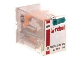 Relpol A00013 Pramoninė relė 4P 220V DC AgNi R4N-2014-23-1220-WTLD A00013