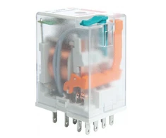 Relpol A00110 Pramoninė relė 4P 24V DC AgNi/Au R4N-2314-23-1024-WTLD A00110