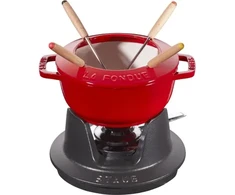 Fondue rinkinys Staub – 16 cm, raudonas