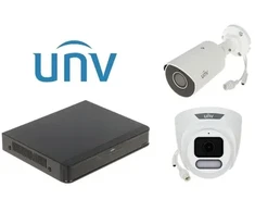 Rinkinys do monitoringu KIT-NVR501-04B+IPC2128LE-ADF28KM-H+IPC3624LE-ADF28 2 kamery + rejestrator Uniview