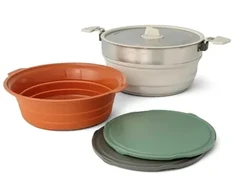 Sea to Summit Detour Essentials Camp Kitchen Kit 4 Piece Set of dishes