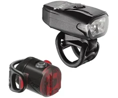 Lezyne lempų rinkinys LEZYNE LED KTV DRIVE USB 200 priekinė 200 liumenų, FEMTO DRIVE USB galinė 5 liumenų, USB juoda (NAUJA)