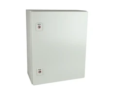 Rittal AX kompaktiškas korpusas 400x500x210 mm lakštinio plieno su montavimo plokšte viengulės durys 2 kumštelių spynos 1045 000