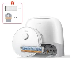Roborock Qrevo Curv 2 FlowX Saug-/Wischroboter Wischsystem Absaugstation baltas