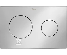 WC klavišas A890189001 / ROCA / PL10 / PRZYCISK PODWÓJNY CHROM /