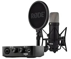 RODE NT1 Signature Juodas + AI-1 Studio Kit MK2 - kompletny komplektas studyjny