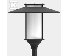 ROSA ELBA LED, 3500 K, RAL9006, ANODINIS STOGAS.