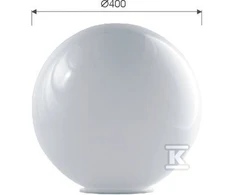 ROSA LEMPA 400K-180PMMA Baltas KUMULYS