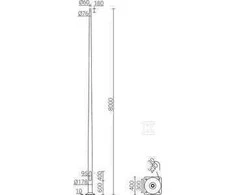 ROSA SAL-80K INOX ALUM POLAS. ANODUOTA