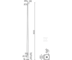 ROSA SAL-80K INOX ALUM POLAS. ANODUOTA