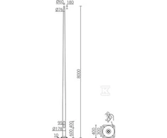 ROSA SAL-80K INOX ALUM POLAS. ANODUOTA