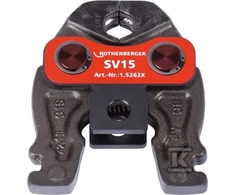 Presavimo galvų rinkinys ROTHENBERGER Compact SV15-18-22-28mm