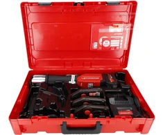 Akumuliatorinis presas ROTHENBERGER Romax 4000 set SV15-22-28mm 4Ah AMPShare