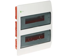 24 MODULIŲ ĮPLAUJINTA SKIRSTYMO PLOKSTA ELEGANT-2X12/PT/W/EPN Elektro-Plast