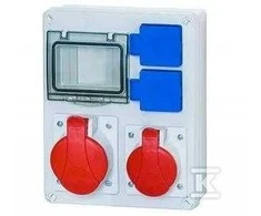 Onnline ITAline SYCYLIA 1x5P 16A 1x5P 32A 2x2P + Z 4 ITALINE moduliai (ITA00116)