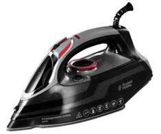 Russell Hobbs 20630-56 lygintuvas Lygintuvas suche i parowe Keraminė plokštė 3100 W Juoda, Pilka