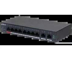 Šakotuvas Dahua CS4010-8GT-110 jungiklis PoE 8xPoE, 2xUpLink, debesų tvarkymas