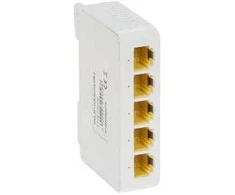 Šakotuvas Delta Network POE KOMUTATORIUS / ILGINTUVAS SPT-POE/4G-POE-DIN-E 5 PRIEVADŲ DELTA TINKLAS