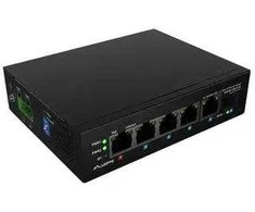 Šakotuvas Lanberg switch light industrial POE 1xBT 3xAT SFP+ETH DIN niezarządzalny fast ethernet