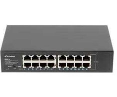 Šakotuvas LANBERG komutatorius RSGE-16 Rack 10"/19" (16 prievadų, 1 GB)