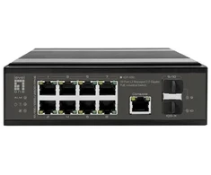 Šakotuvas Level One Switch LevelOne LevelOne Industr.PoE+Switch 8x2.5G PoE/2x1G/10G SFP+Uplinks