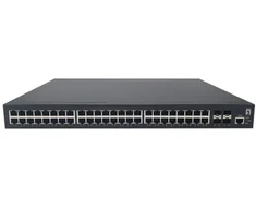 Šakotuvas Level One LevelOne GTP-5271DP przełącznik sieciowy Zarządzany L2/L3 Gigabit Ethernet (10/100/1000) Obsługa PoE 1U Pilka
