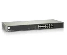Šakotuvas Lovely LevelOne GSW-1657 łącza jungiama į tinklą Nie zarządzany Gigabit Ethernet (10/100/1000) Juodas, Pilka