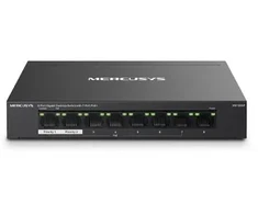 Šakotuvas Mercusys MS108GP łącza jungiama į tinklą Zarządzany Gigabit Ethernet (10/100/1000) Obsługa PoE Juodas