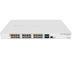 Šakotuvas MikroTik CRS328-24P-4S+RM | Jungiklis | 24x RJ45 1000Mb/s, 4x SFP+