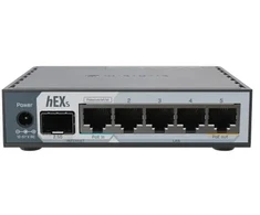 Šakotuvas NET maršrutizatorius/jungiklis 5 prievadų 1000M/Hex S E60IUGS Mikrotik