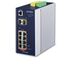 Šakotuvas PLANET IGS-10020PT łącza jungiama į tinklą Zarządzany L3 Gigabit Ethernet (10/100/1000) Obsługa PoE Mėlyna, Baltas