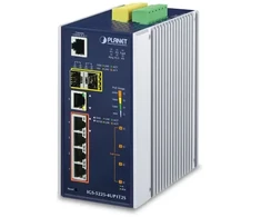 Šakotuvas PLANET IGS-5225-4UP1T2S łącza jungiama į tinklą Zarządzany L2+ Gigabit Ethernet (10/100/1000) Obsługa PoE Mėlyna, Sidabrinė