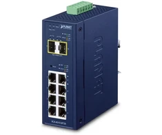 Šakotuvas Planet Technology PLANET IP30 Industrial L2/L4 8 prievadų, valdomas, L2/L4, gigabito Ethernet (10/100/1000), pilnai dvipusis, montuojamas ant sienos