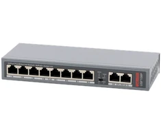 Šakotuvas Pulsar USF108P komutatorius PoE FastEthernet, 8xPoE, 2xUpLink