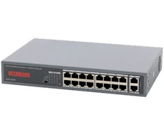 Šakotuvas Pulsar USF1816P komutatorius PoE FastEthernet, 16xPoE, 2xUpLink