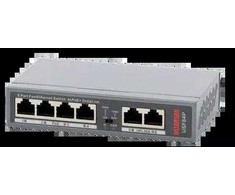 Šakotuvas Pulsar USF64P komutatorius PoE FastEthernet, 4xPoE, 2xUpLink