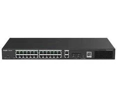 Šakotuvas Ruijie Networks RG-ES228GS-P Tinklo jungtys Valdomas gigabito eternetas (10/100/1000) PoE palaikymas Juoda